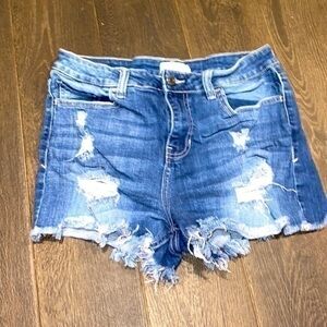Cello high rise cut off shorts
